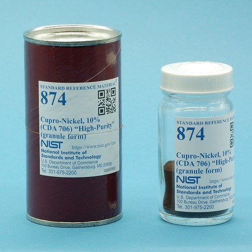 SRM 874 銅鎳，10%(CDA 706)“高純度”標準品