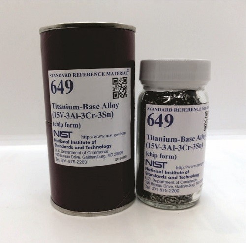 SRM 654b  鈦合金，鋁-釩標(biāo)準(zhǔn)品