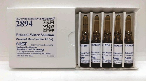 SRM 2894  乙醇-水溶液標準品(標稱質(zhì)量分數(shù)0.1%)