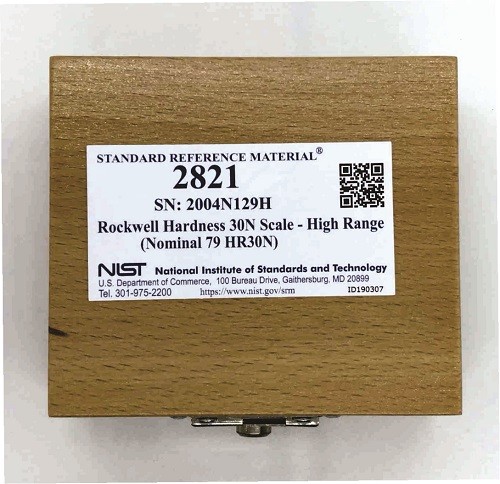 SRM 2821  洛氏硬度30N刻度-高量程(公稱79 HR30N)標(biāo)準(zhǔn)品